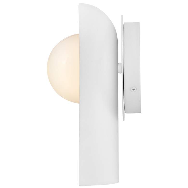 Image 4 Lark Zuri Interior Medium Single Light Sconce 6" Satin Off-White more views