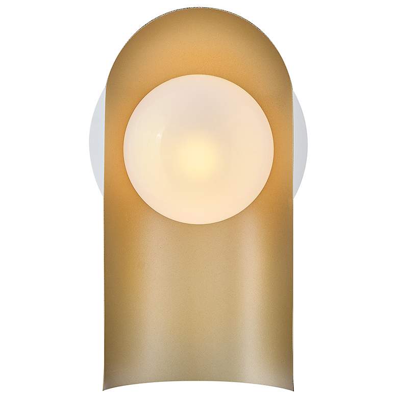Image 5 Lark Zuri Interior Medium Single Light Sconce 6" Satin Off-White more views