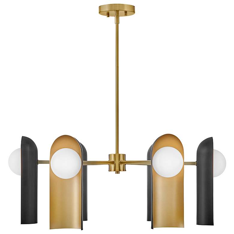 Image 2 Lark Zuri Interior Medium Single Tier 30" Lacquered Brass more views