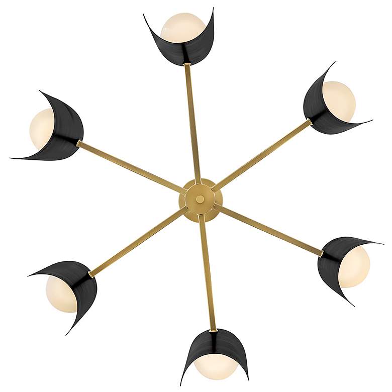 Image 6 Lark Zuri Interior Medium Single Tier 30" Lacquered Brass more views