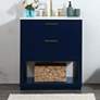 1_Larkin 30" Wide Blue 2-Drawer Single Sink Bathroom Vanity