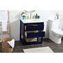 5_Larkin 30" Wide Blue 2-Drawer Single Sink Bathroom Vanity more views