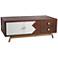 Larkin 47 1/4" Wide Cherry Wood 2-Drawer 2-Door Media Console