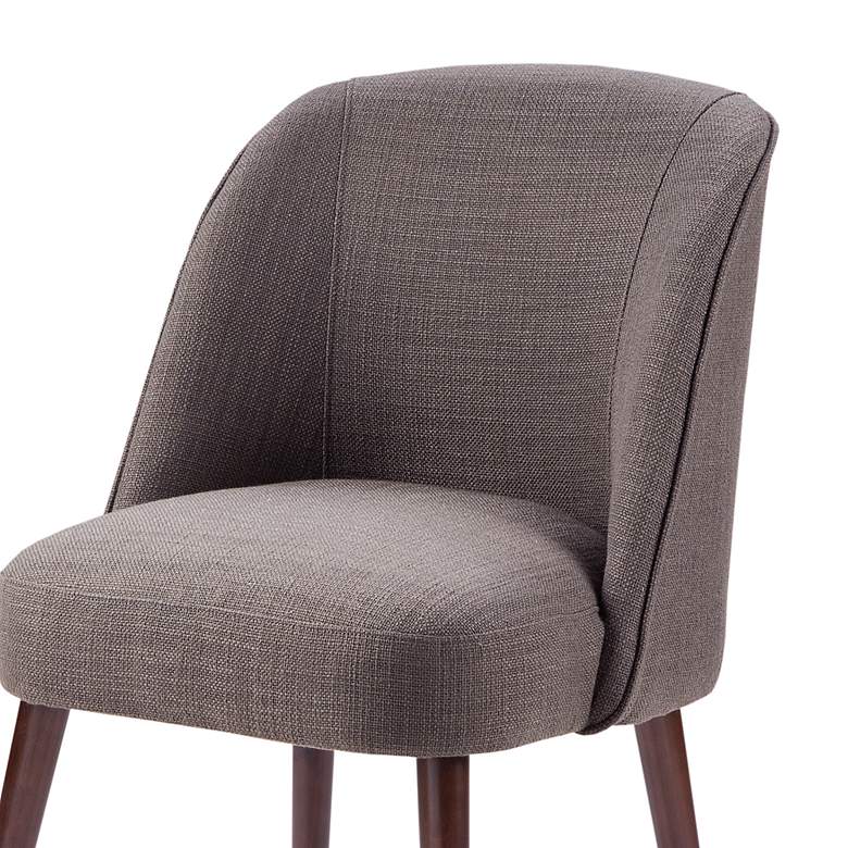 Image 3 Larkin Charcoal Fabric Dining Chair more views