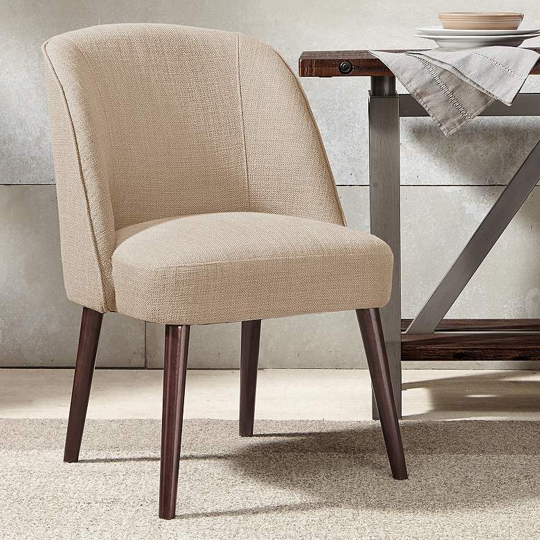 Image 1 Larkin Natural Fabric Dining Chair