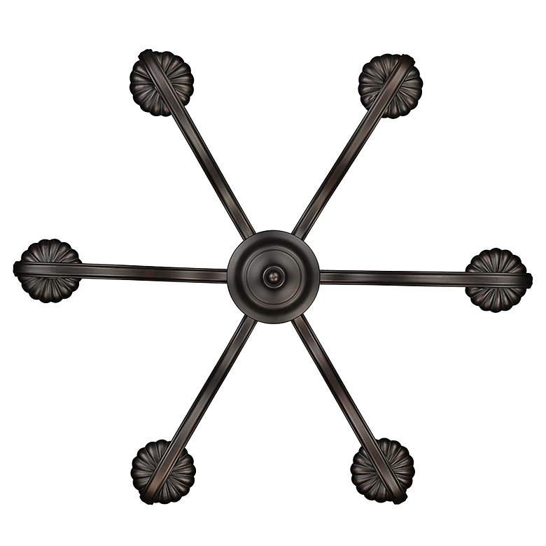 Image 6 Larrick 26 5/8" Wide Rubbed Bronze 6-Light Semi-Flush more views