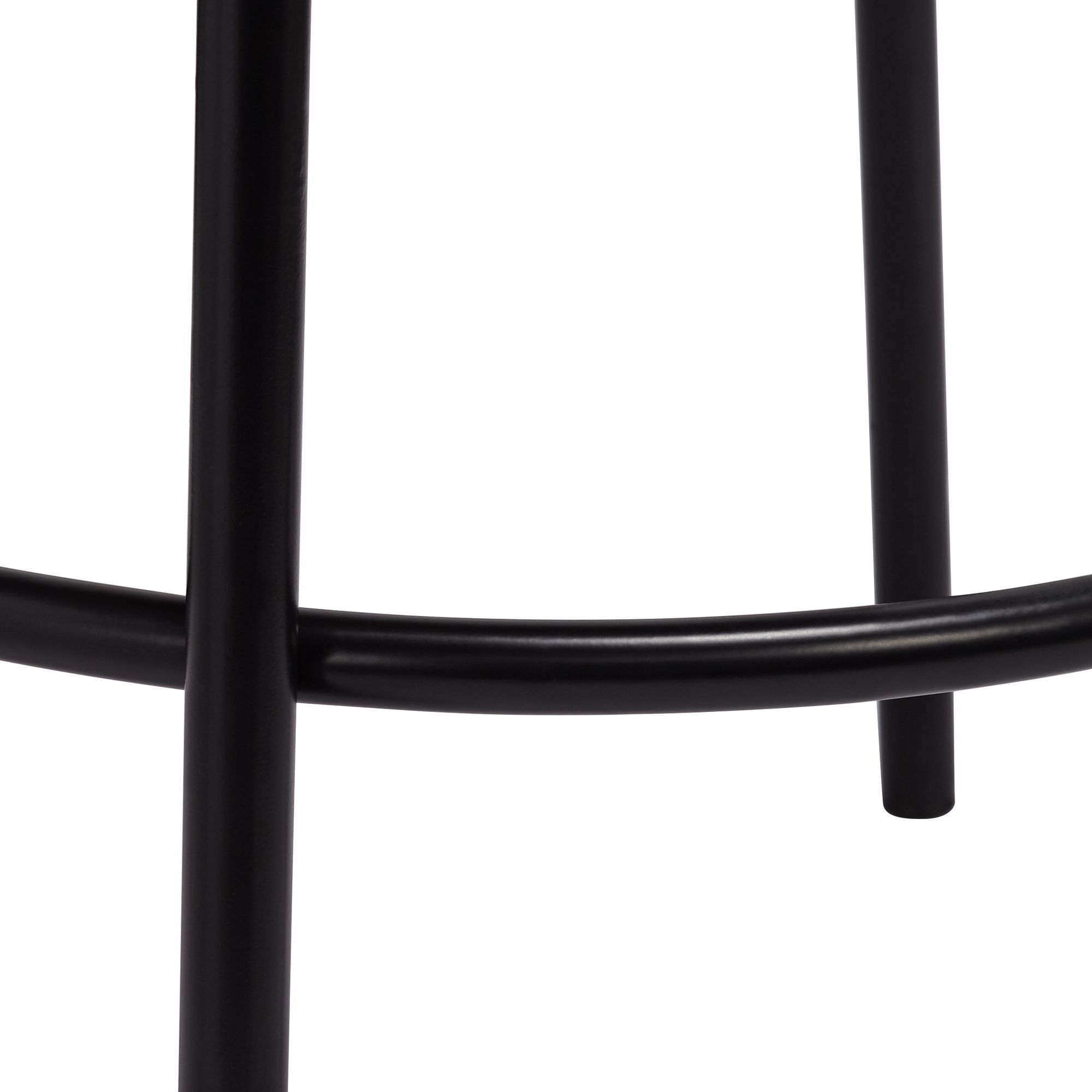 Image 7 Larsen 26" Black Faux Leather Swivel Counter Stools Set of 2 more views