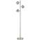 Larsen Brushed Steel 3-Light LED Tree Floor Lamp