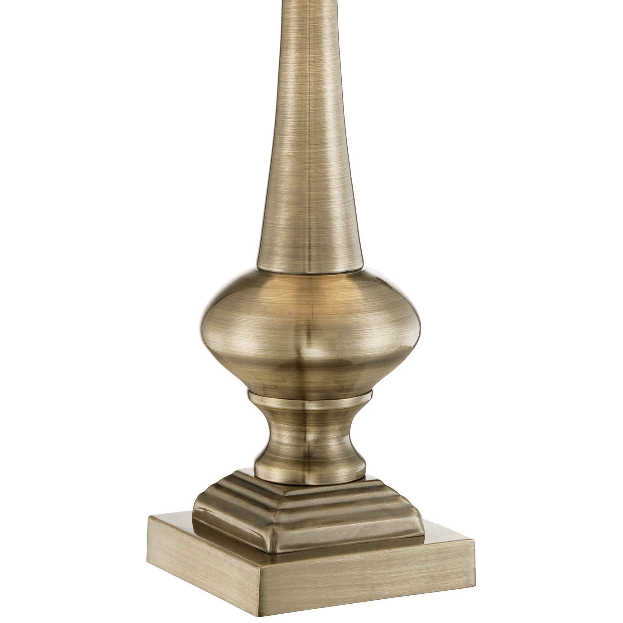 Image 5 Larson 19" High Antique Brass Touch Table Lamps Set of 2 more views