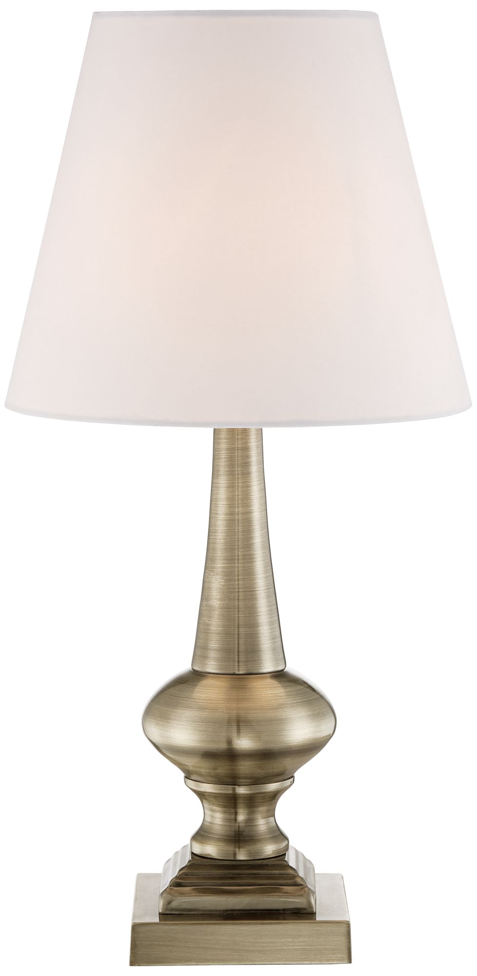 Image 6 Larson 19" High Antique Brass Touch Table Lamps Set of 2 more views