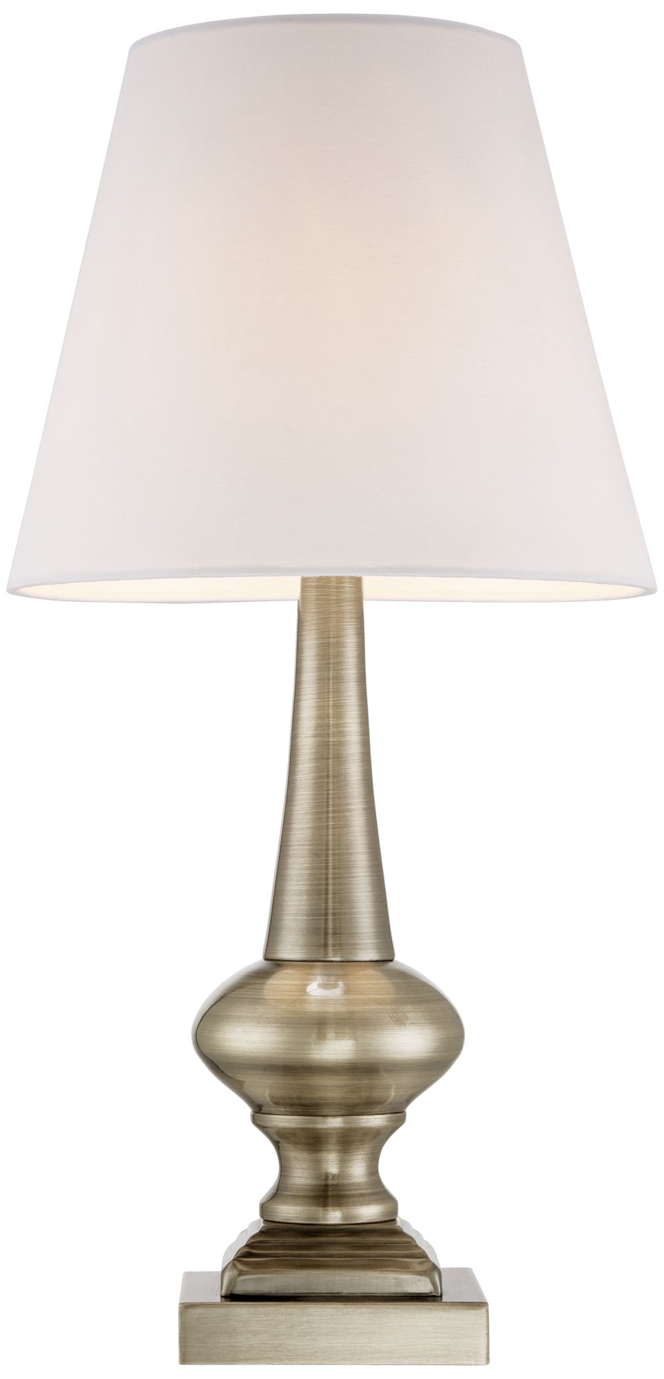 Image 7 Larson 19" High Antique Brass Touch Table Lamps Set of 2 more views