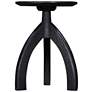 Larson 20" High Sandblasted Black Mango Wood Accent Table