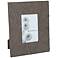 Las Cruces Gray Suede 11x9 Photo Frame
