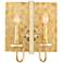 LaSalle 14" High Ancient Honey Gold 2-Light Wall Sconce