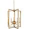 LaSalle 28"W Distressed Honey Gold 5-Light Foyer Chandelier