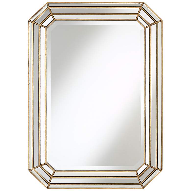 Image 1 Lasalle 32 inch High Antique Gold Wall Mirror