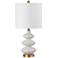 Lasalle White Ceramic Table Lamp