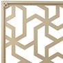 4_Laser Cut Puzzle Screen 24" Square Champagne Gold Wall Art more views