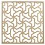 6_Laser Cut Puzzle Screen 24" Square Champagne Gold Wall Art more views