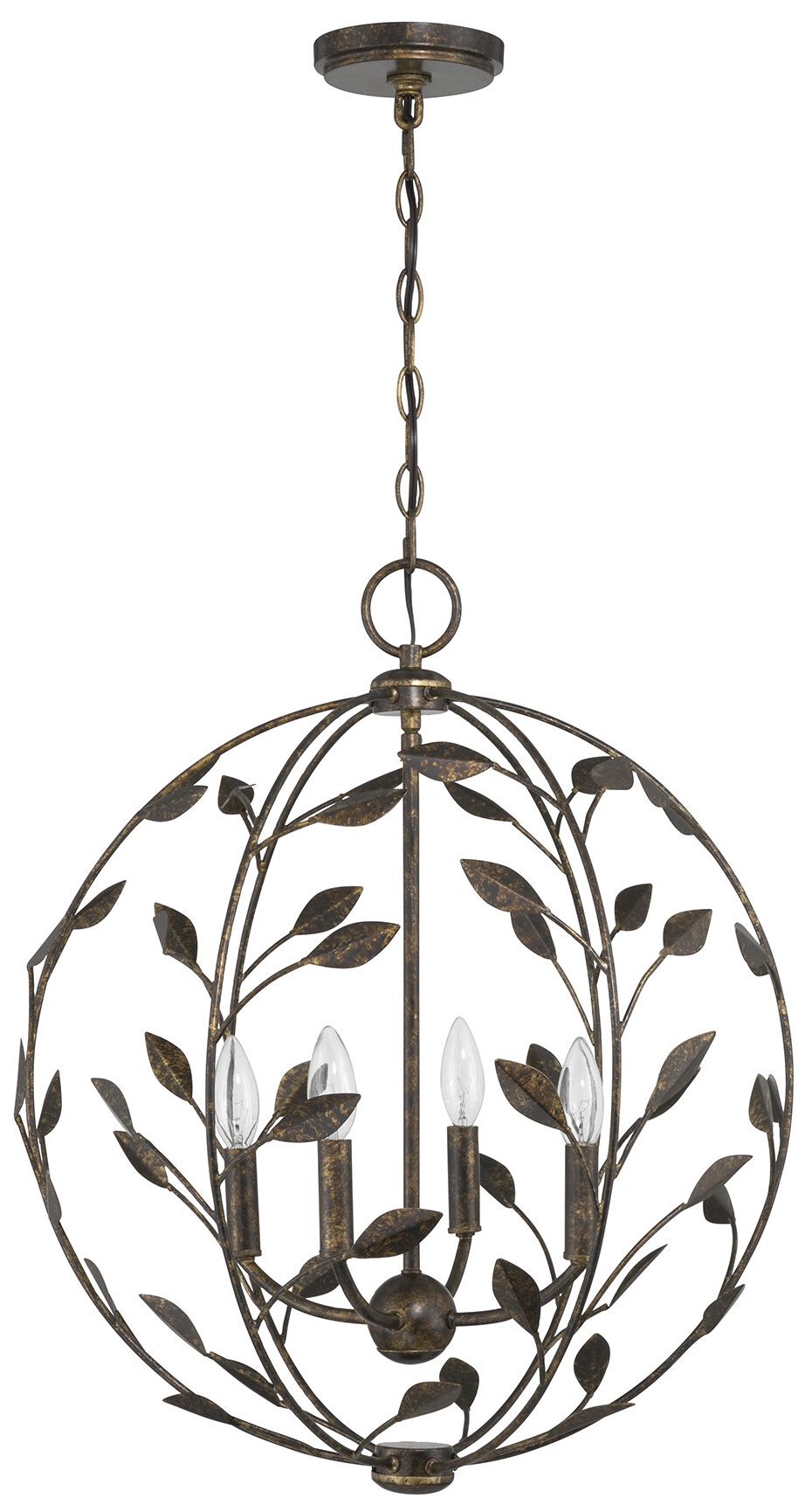 Image 2 Laska 4-Light Pendant in Enchanted Bronze by Breegan Jane more views