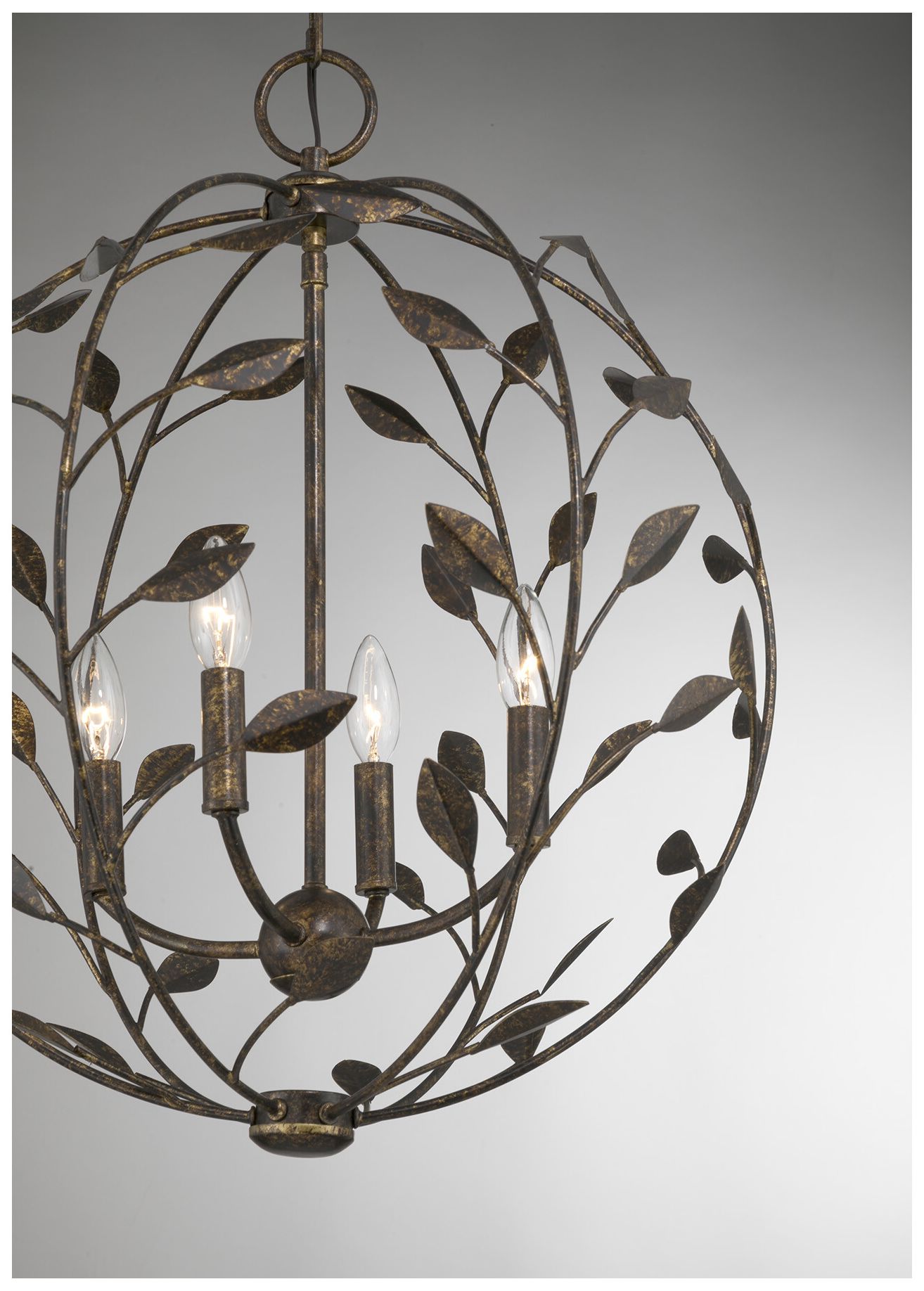 Image 5 Laska 4-Light Pendant in Enchanted Bronze by Breegan Jane more views