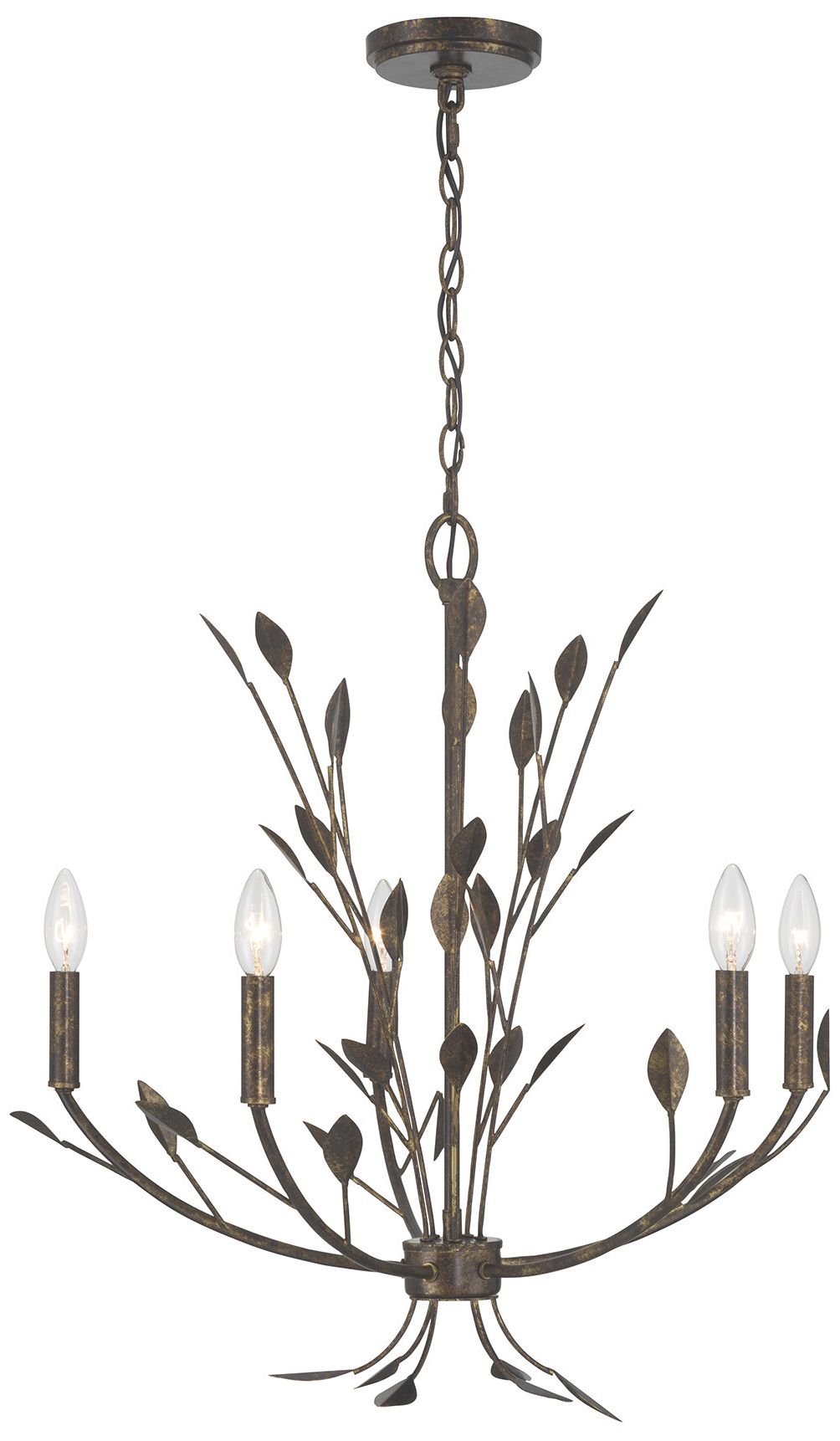 Image 5 Laska 5-Light Chandelier in Enchanted Bronze by Breegan Jane more views