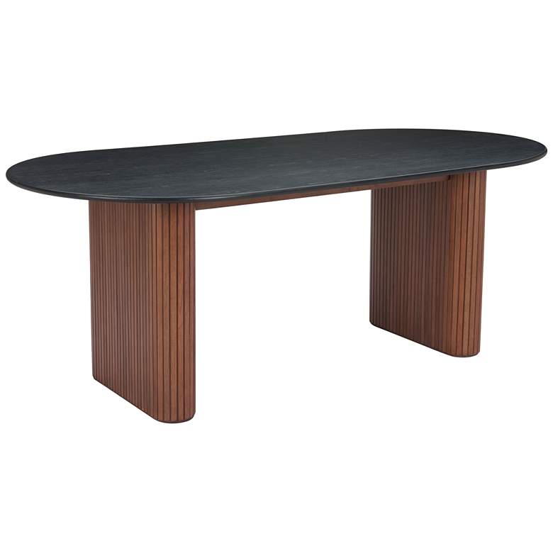 Image 1 Lassig Dining Table Black & Walnut