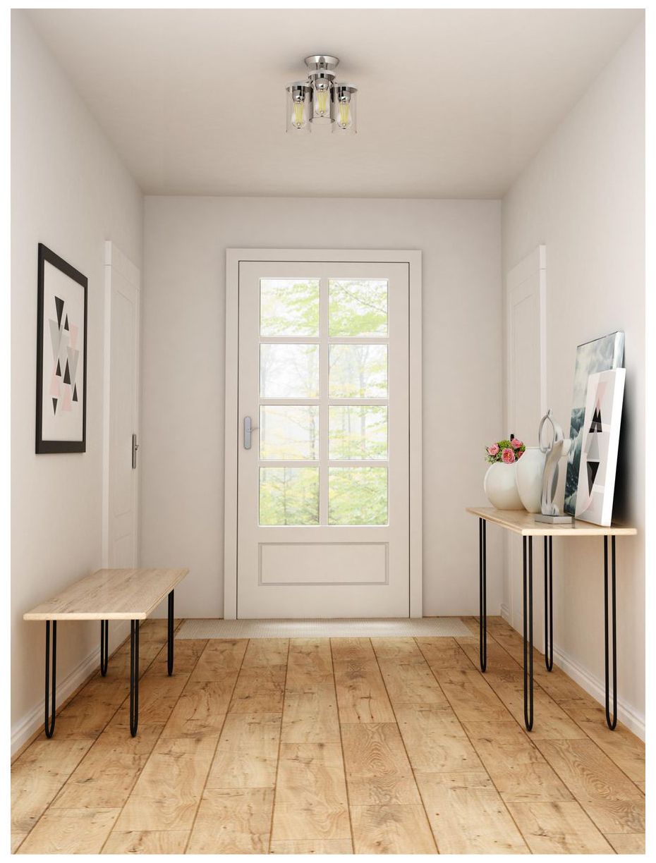 Image 2 Lassiter Collection Three-Light Semi-Flush Mount more views