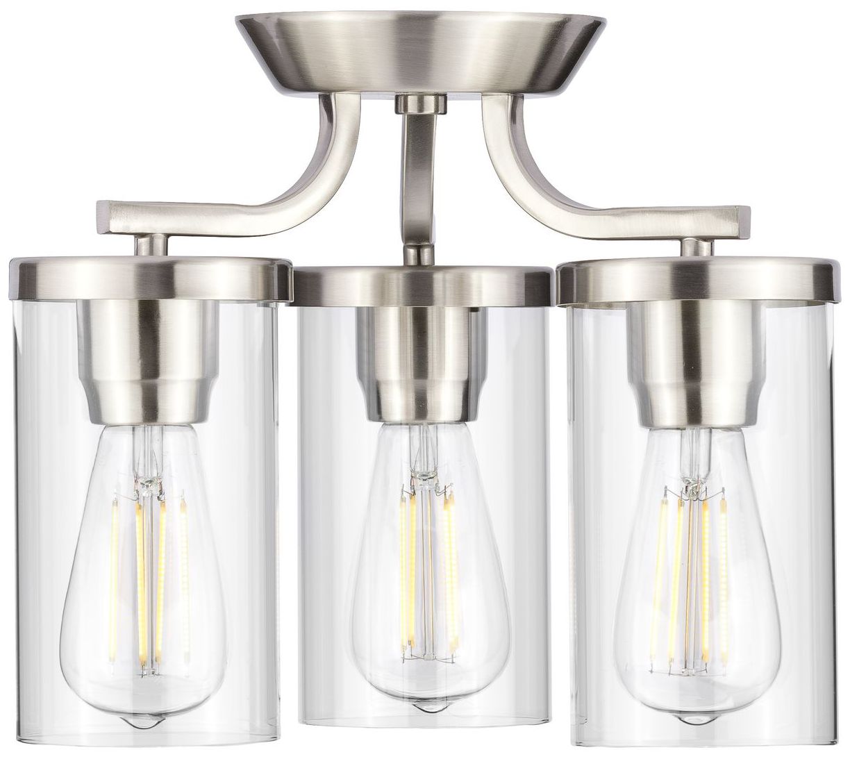 Image 5 Lassiter Collection Three-Light Semi-Flush Mount more views