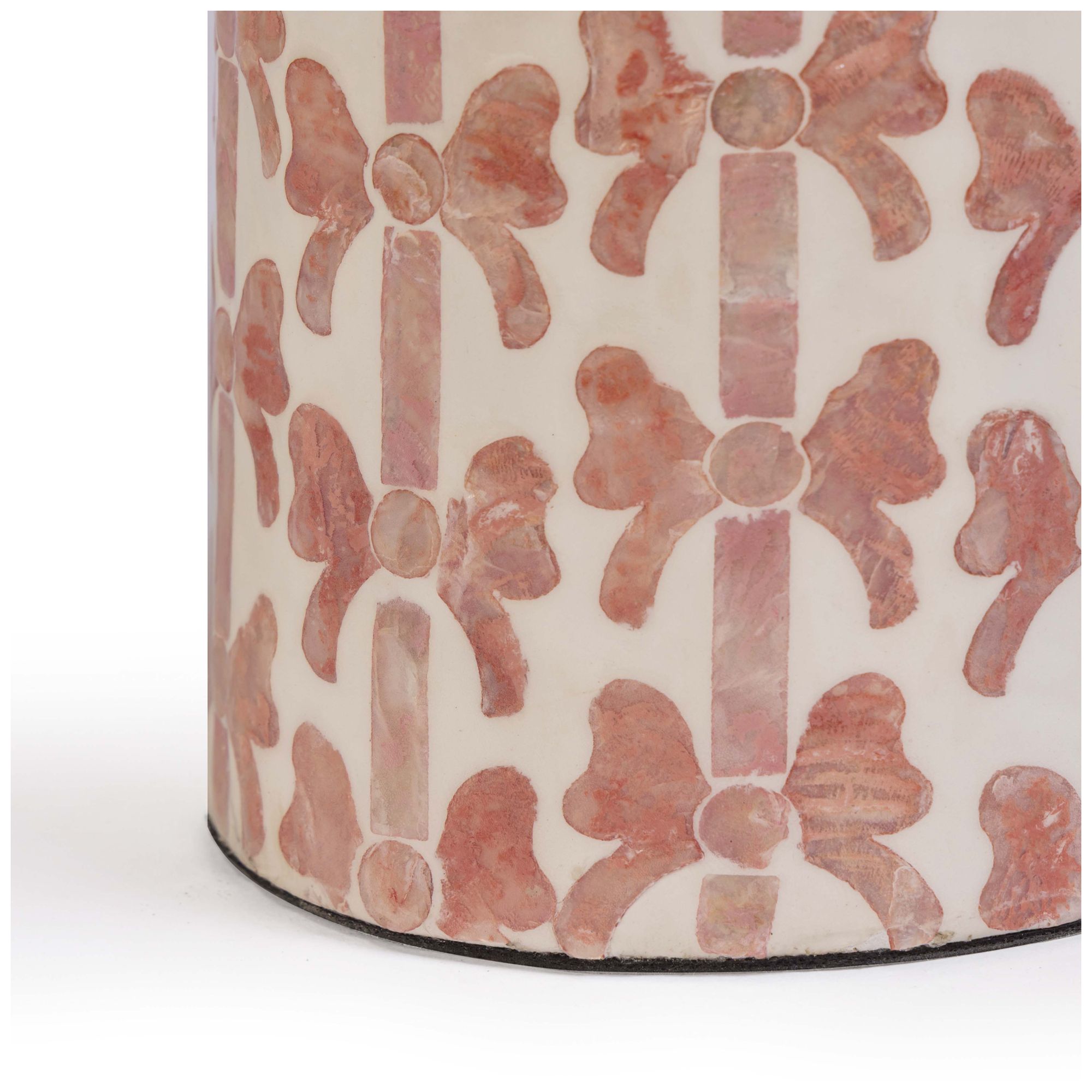 Image 5 Lassy Pink Ribbon Capiz Shell Table Lamp more views