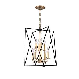 Image1 of Laszlo 8 Light Pendant Aged Brass