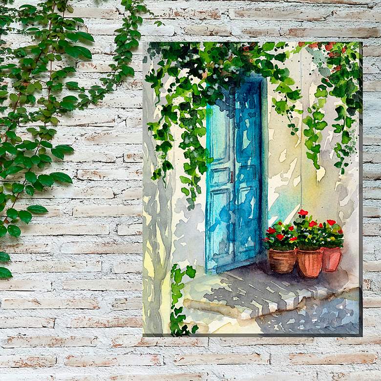 Image 4 Late Day Shadows 40"H All-Weather Outdoor Canvas Wall Art more views