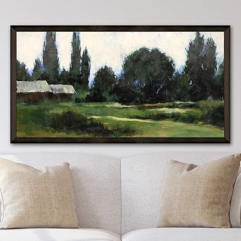 Image 2 Late Summer Afternoon 51" Wide Giclee Framed Wall Art