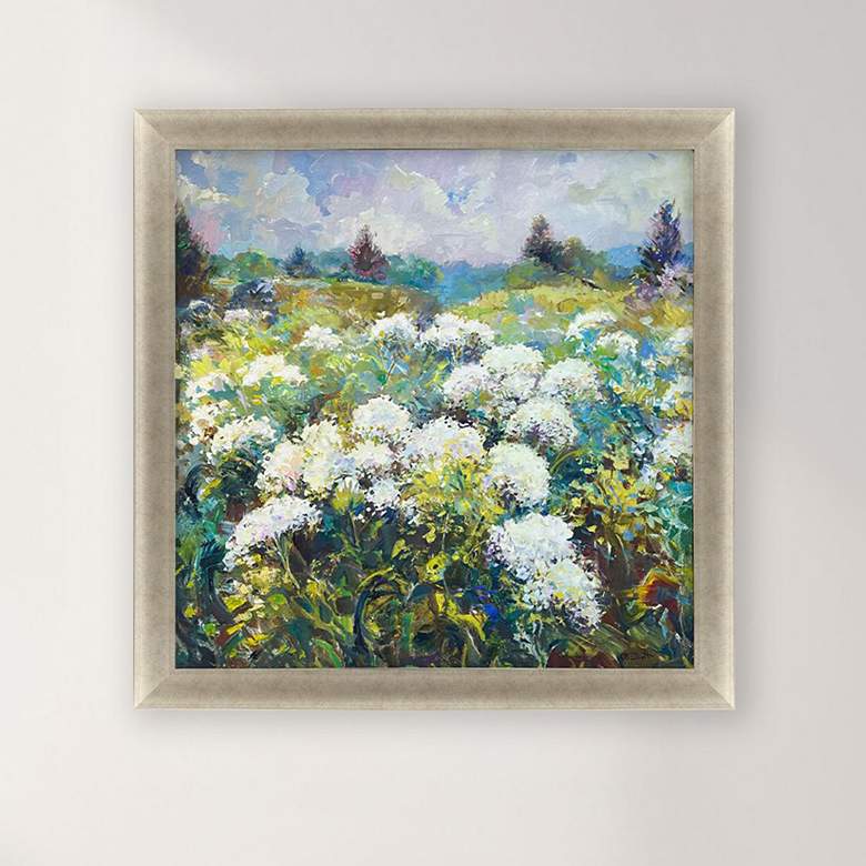 Image 1 Late Summer Field 41"W x 41"H Framed Art