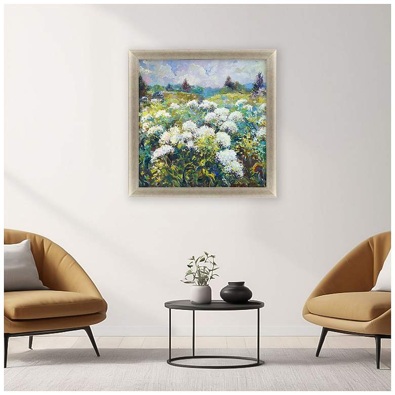 Image 5 Late Summer Field 41"W x 41"H Framed Art more views