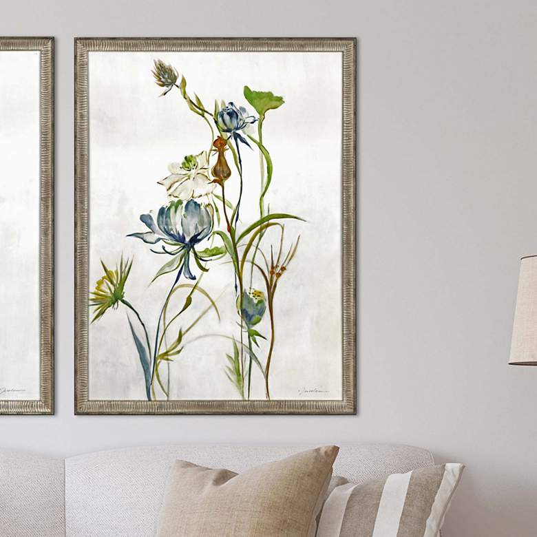Image 1 Late Summer Wildflower II 43" High Framed Wall Art