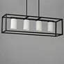 2_Lateral 4-Light Linear Pendant Black more views