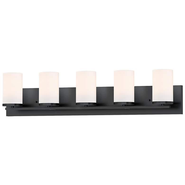 Image 1 Lateral 5-Light Bath Vanity - Black