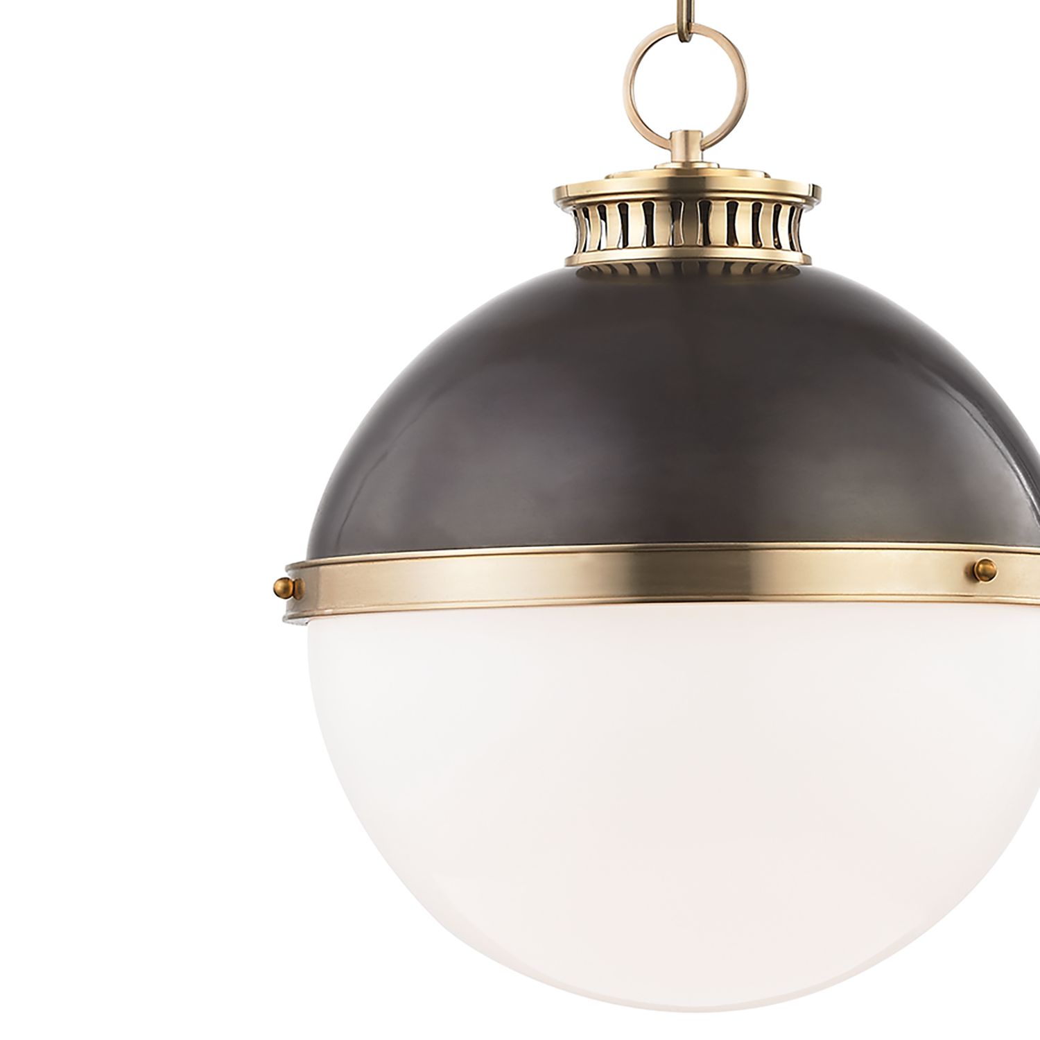 Image 2 Latham 14 3/4" Wide Aged/Antique Bronze Globe Pendant Light more views