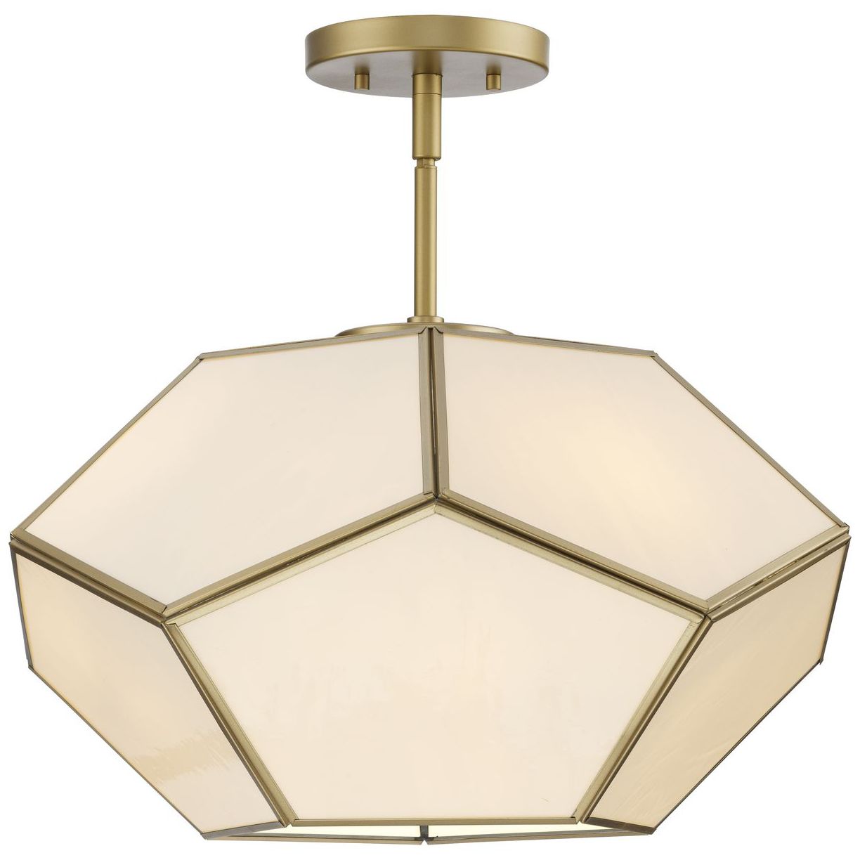 Image 5 Latham Collection 18 in. Three-Light Flush Mount more views