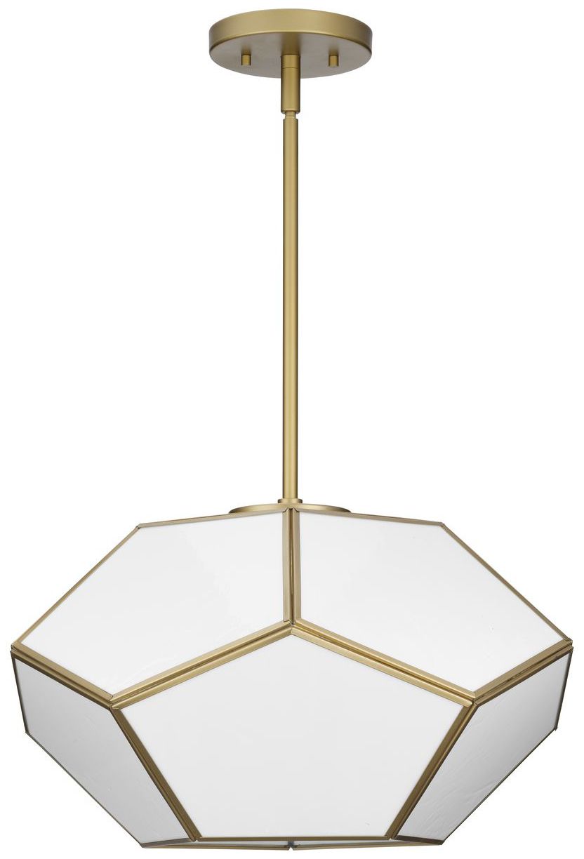 Image 6 Latham Collection 18 in. Three-Light Flush Mount more views
