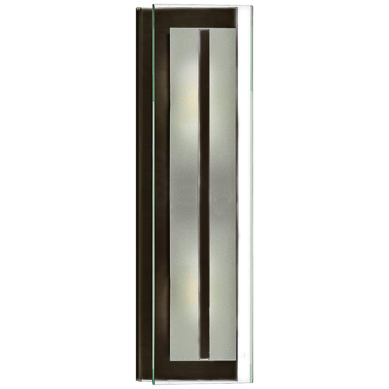 Image 1 Latitude 21 1/2 inchH Oil-Rubbed Bronze Rectangular Wall Sconce
