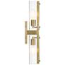 5_Latitude 22 1/4" High Brushed Gold 2-Light Wall Sconce more views