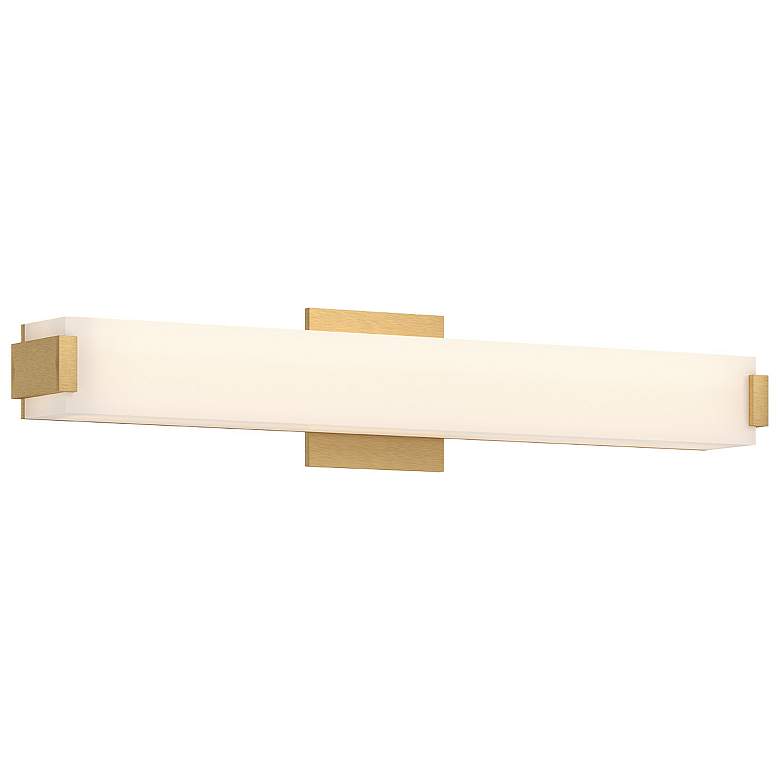 Image 1 Latitude 24 1/2" Wide Brushed Gold LED Vanity Bath Light