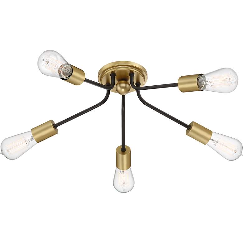 Image 2 Latitude 27.5-in W Bronze Flush Mount more views