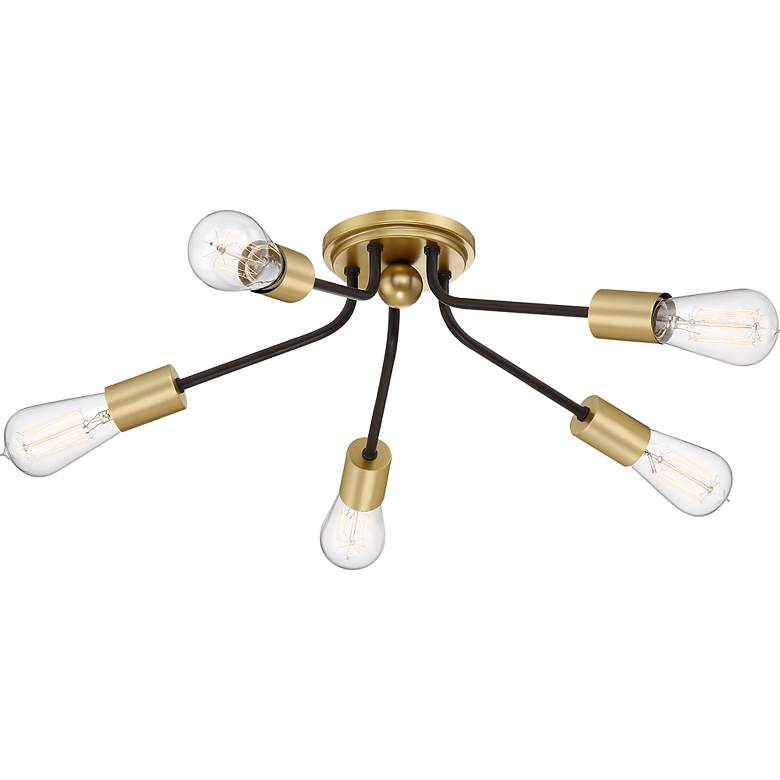 Image 3 Latitude 27.5-in W Bronze Flush Mount more views