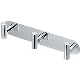 Image1 of Latitude II All Modern Decor 11" L Triple Robe Hook, Chrome