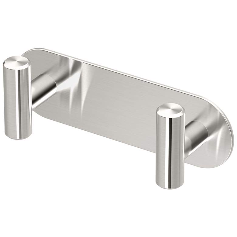 Image 1 Latitude II All Modern Decor 6.5"L Double Robe Hook, Satin Nickel