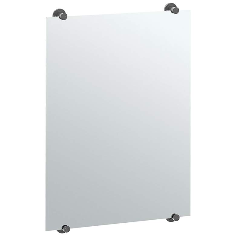 Image 1 Latitude II Fix Mount Black 22 inch x 32 inch Frameless Mirror