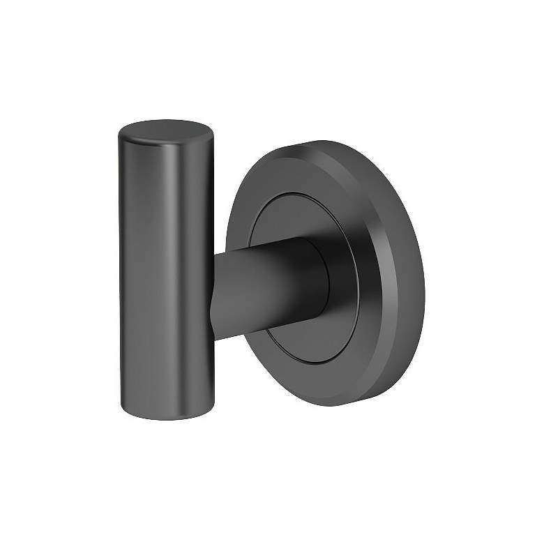 Image 1 Latitude II Robe Hook, Brushed Brass